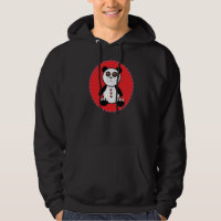 Dunkles Süßigkeits-Knopf-Bärn-Sweatshirt