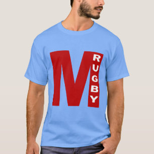 Dunkles T-Shirt Blau Caroline MILANO RUGBY
