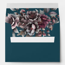 Dunkles Teal, Staubiges Purpur, Staubiges Lavendel