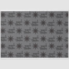 Dunkles und gotisches Weihnachtszettel Seidenpapier