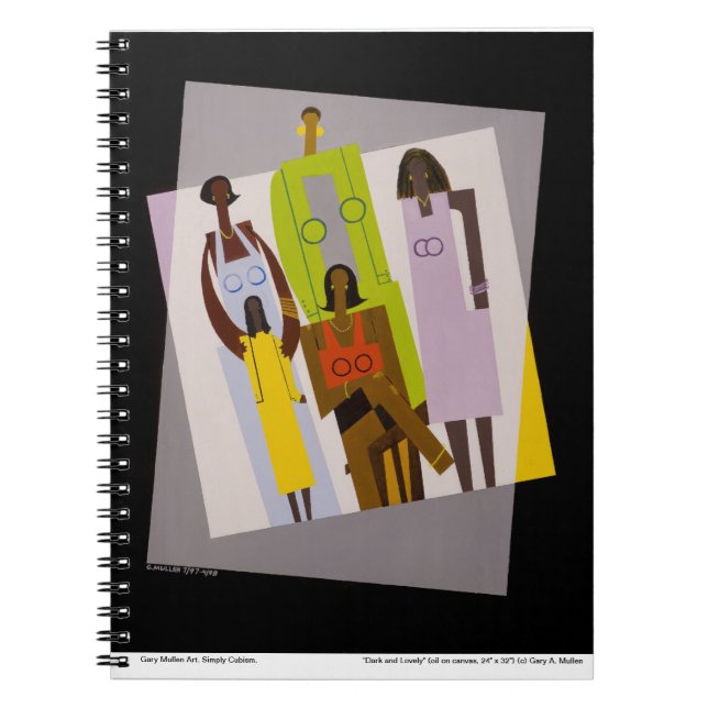 "Dunkles und reizendes" Notizbuch Notizblock (Vorderseite)