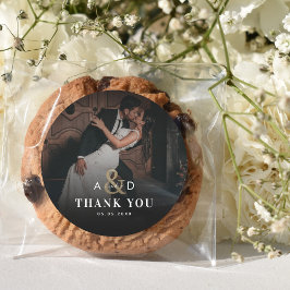 Dunkles verblasstes Foto Gold Ampere und Schwarze  Runder Aufkleber