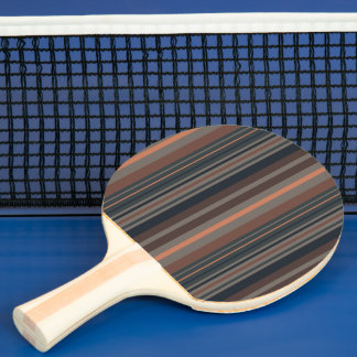 Dunkles Waldstreifen-Design Tischtennis Schläger