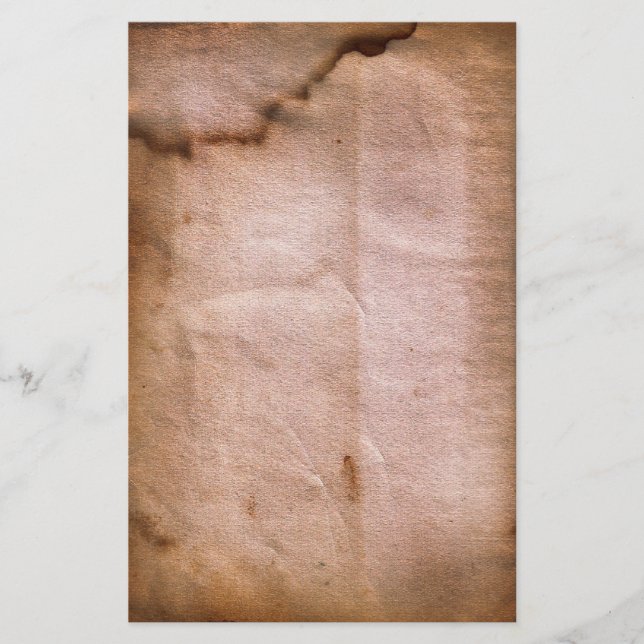 Dunkles Wasser befleckt Geschirr Briefpapier (Vorderseite)