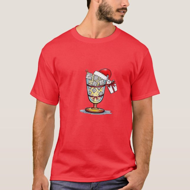 "Dunkles Weihnachtsdämonenglas T-Shirt (Vorderseite)