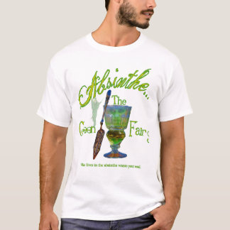 Dunkles Wermut-Grün-Fee-Shirt T-Shirt