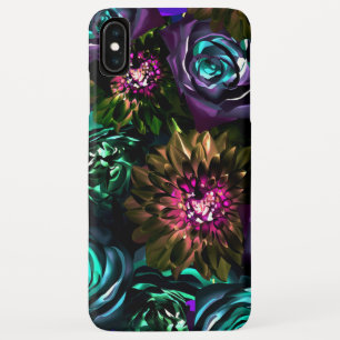 Dunkles Wunderland Kühner Glamour Floral Blumen Case-Mate iPhone Hülle
