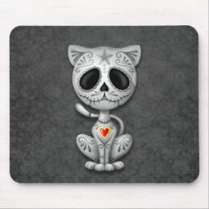 Dunkles Zombie-Zuckerkätzchen Mousepad