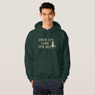 DUNKT ES, ALS WÜRDE ES HEISSER Basketball SEIN Hoodie
