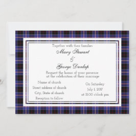 Dunlap Scottish Wedding Einladung