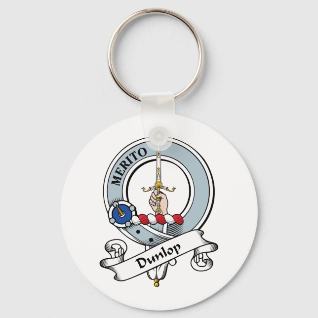 Dunlop Clan Abzeichen Schlüsselanhänger (Vorderseite)