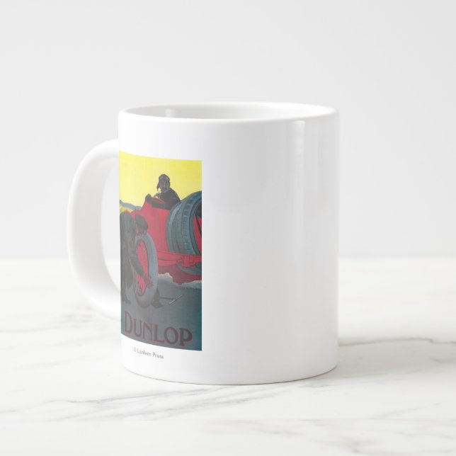 Dunlop Vintag PosterEurope Jumbo-Tasse (Vorderseite Links)