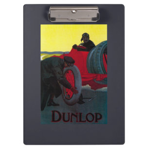 Dunlop Vintage Poster Europa Klemmbrett