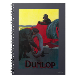 Dunlop Vintage Poster Europa Notizblock