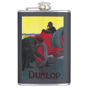 Dunlop Vintage PosterEuropa Flachmann