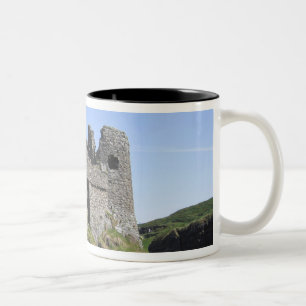 Dunluce Castle bei Bushmills und Portrush, 3 Zweifarbige Tasse