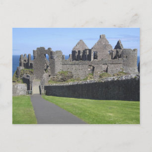 Dunluce Castle nahe Bushmills und Portrush, 2 Postkarte