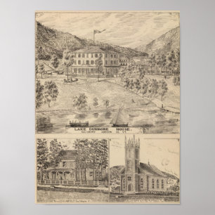 Dunmore House in Salisbury Poster