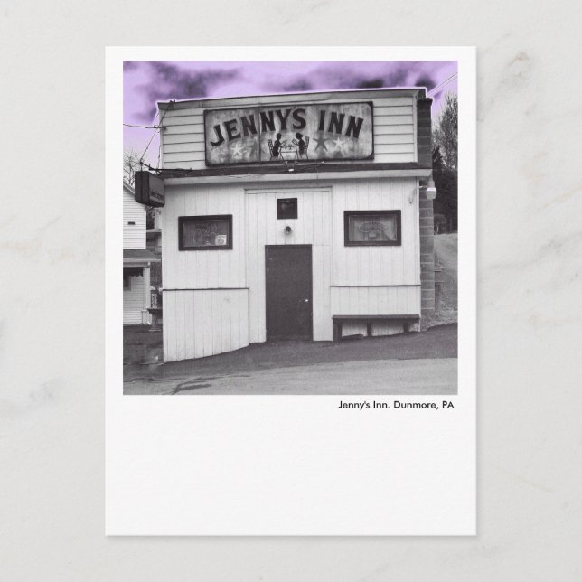 Dunmore, PA Postcard-Jenny's Inn Postkarte (Vorderseite)