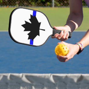 Dünnblaue Linie - Kanada-Version Pickleball Schläger