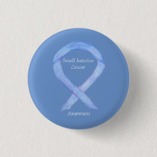Dünndarmkrebs-Bewusstseins-Schleifen-Anstecknadel  Button