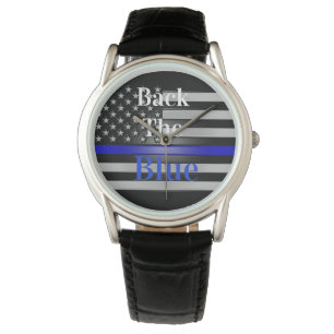 DÜNNE BLAUE LINIE ARMBANDUHR