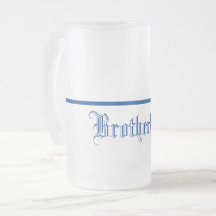 Dünne blaue Linie-Bruderschaft-Mattierte Tasse