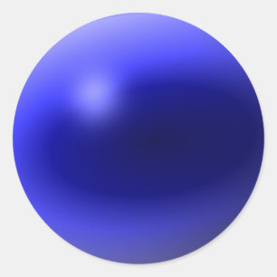 Dünne blaue Linie Eins-a-Kind Runder Aufkleber