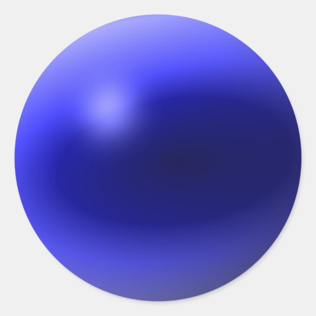 Dünne blaue Linie Eins-a-Kind Runder Aufkleber (Vorderseite)