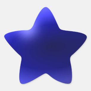 Dünne blaue Linie Eins-a-Kind Stern-Aufkleber