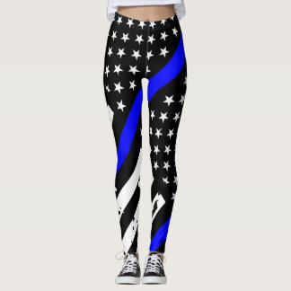 Dünne blaue Linie Leggings