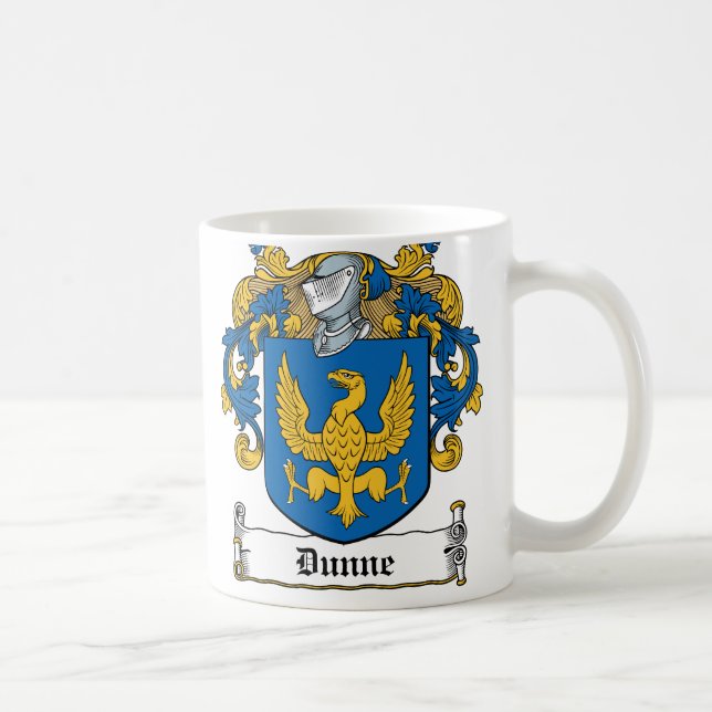 Dunne Familienwappen Tasse (Rechts)