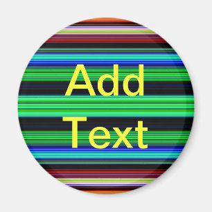 Dünne farbige Streifen - 1 Magnet