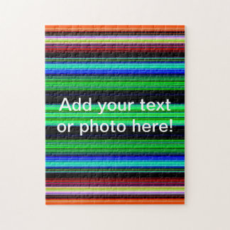 Dünne farbige Streifen - 1 Puzzle