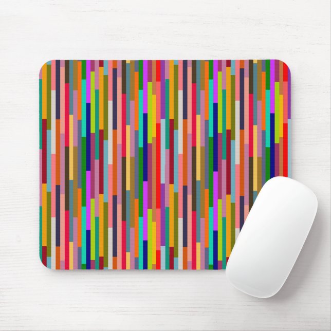 Dünne farbige Streifen Mousepad (Mit Mouse)