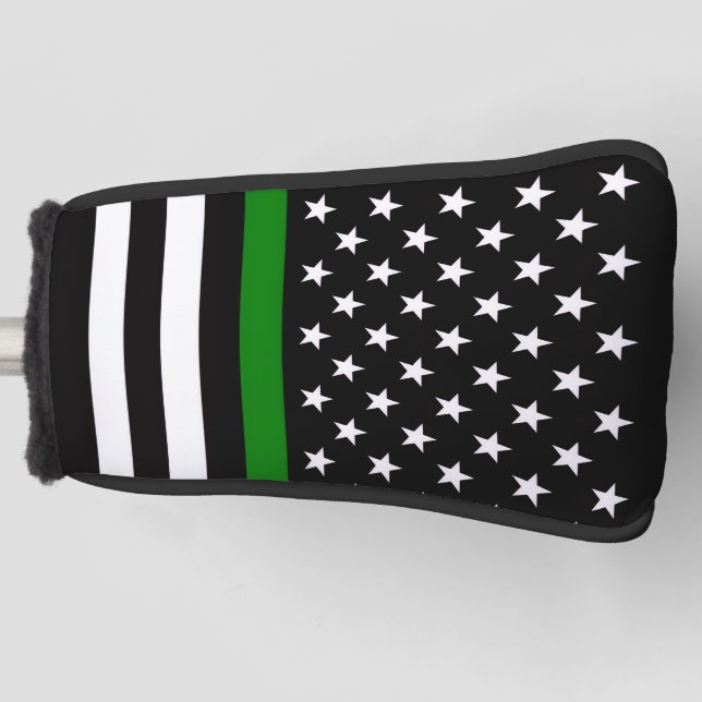 Dünne grüne Linie Golf Headcover (Vorderseite)