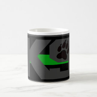 DÜNNE GRÜNE LINIE K9 EINHEITS-BUNDESSTAATLICHE TASSE