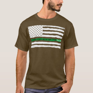 Dünne, grüne Linien, Schutzbeauftragte für TRUMP T-Shirt