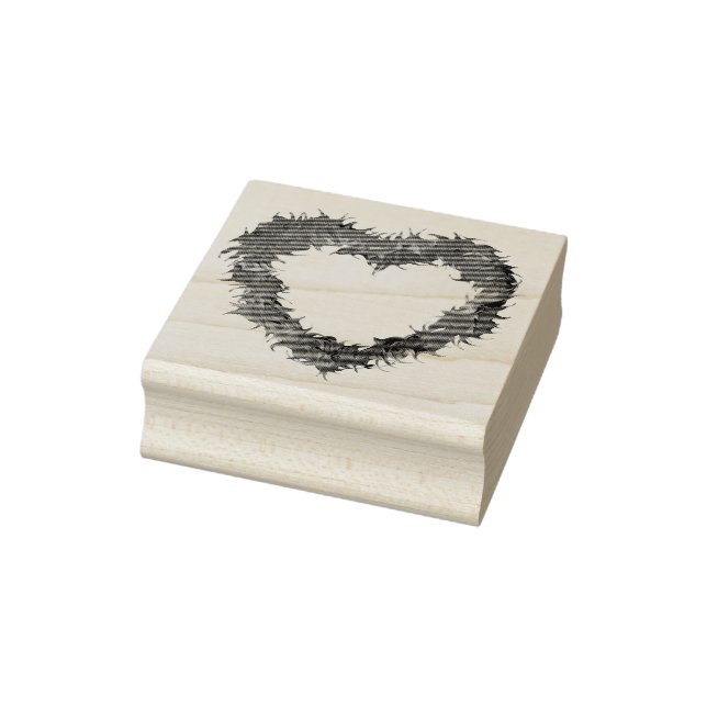 Dünne Herz-Gummistempel Gummistempel (Stempel)