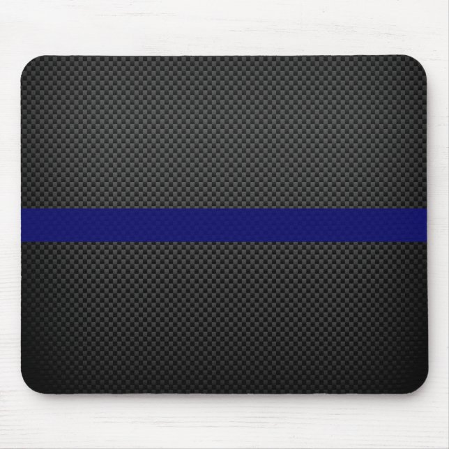 Dünne kundenspezifische Kohlenstoff-Faser Blue Mousepad (Vorne)