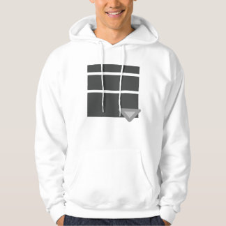 Dünne Liniengeometrie Hoodie