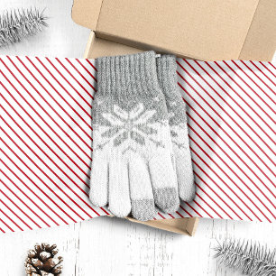 Dünne rote und weiße Candy Cane Streifen Weihnacht Seidenpapier