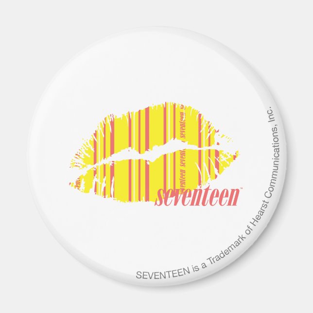 Dünne Streifen gelb Magnet (Vorne)