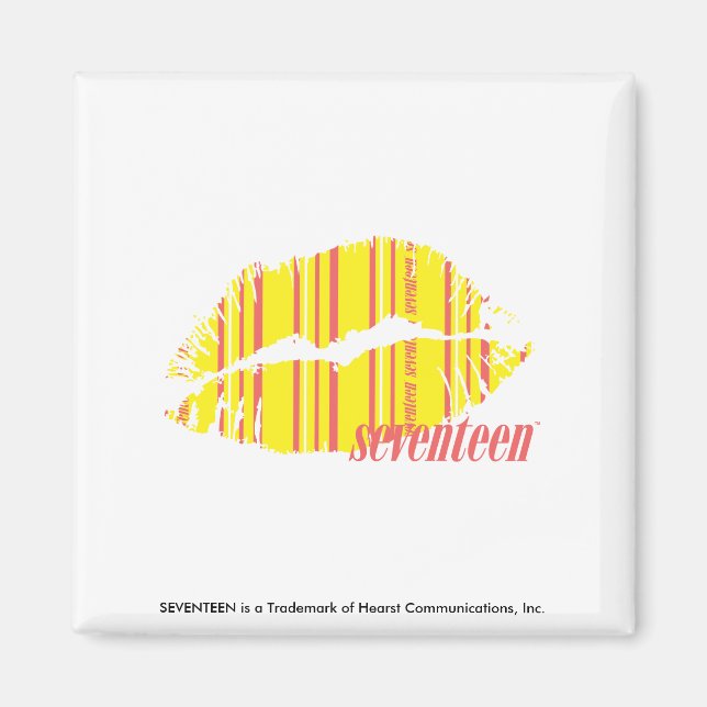 Dünne Streifen gelb Magnet (Vorne)