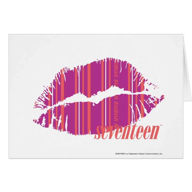 Dünne Streifen lila (Vorderseite (Horizontal))