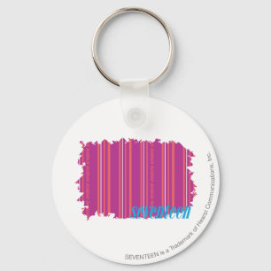 Dünne Streifen Lila 2 Schlüsselanhänger