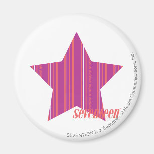 Dünne Streifen Lila 3 Magnet