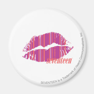 Dünne Streifen Lila Magnet