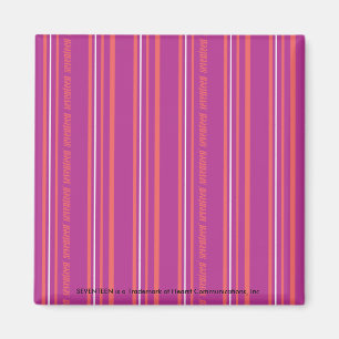 Dünne Streifen Lila Magnet