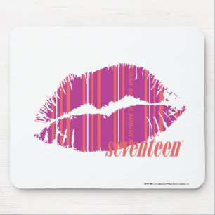 Dünne Streifen lila Mousepad